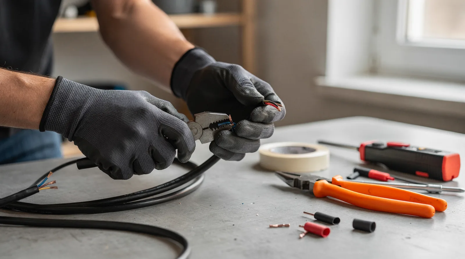 Homeowners should never attempt to open a garage door when a cable is broken