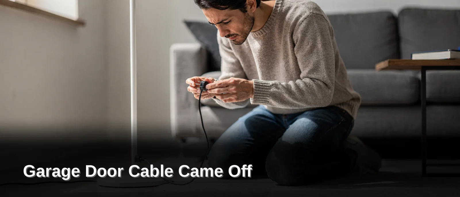 What Should You Do When A Cable Comes Off, Garage Door Cable Came Off